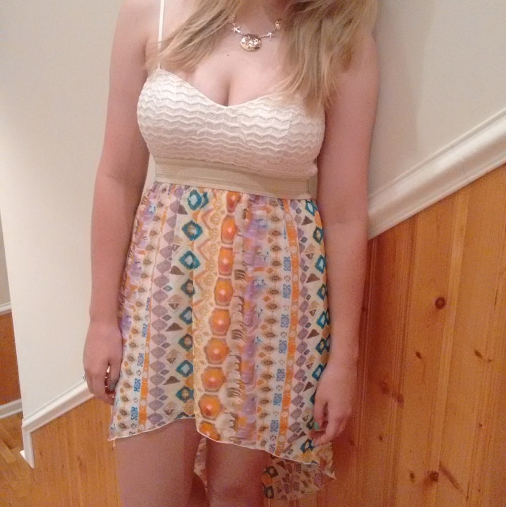 Windsor high-low dress